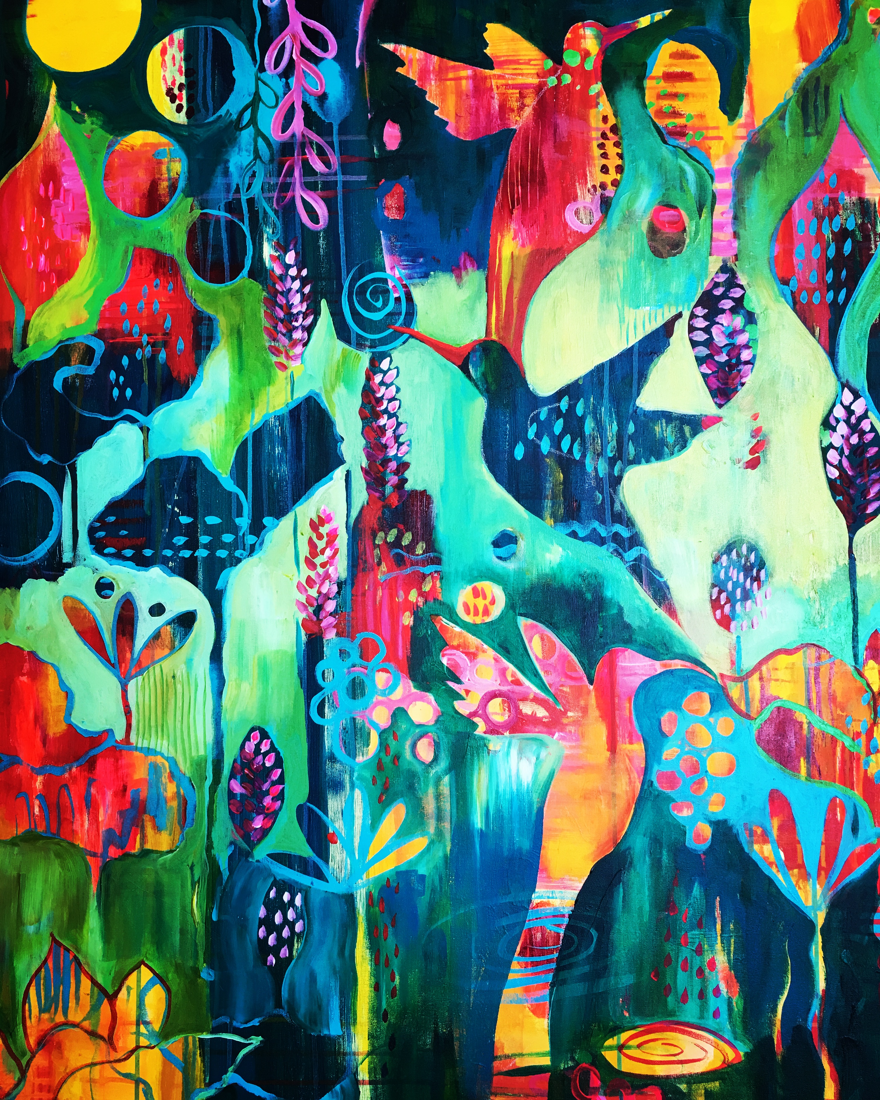 Breathe 50 x 40 inches Clare Wassermann copyright 2018